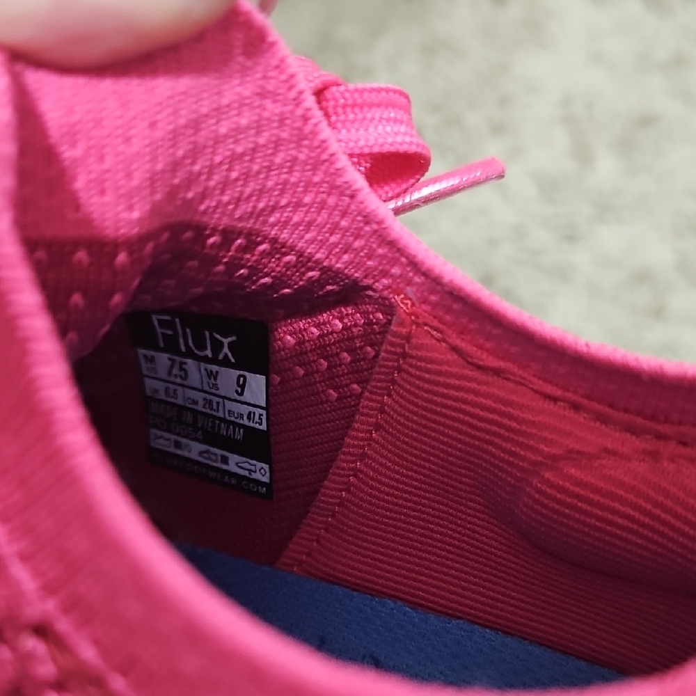 Flux Women's Athletic Pink Sneakers - Picture 7 of 7
